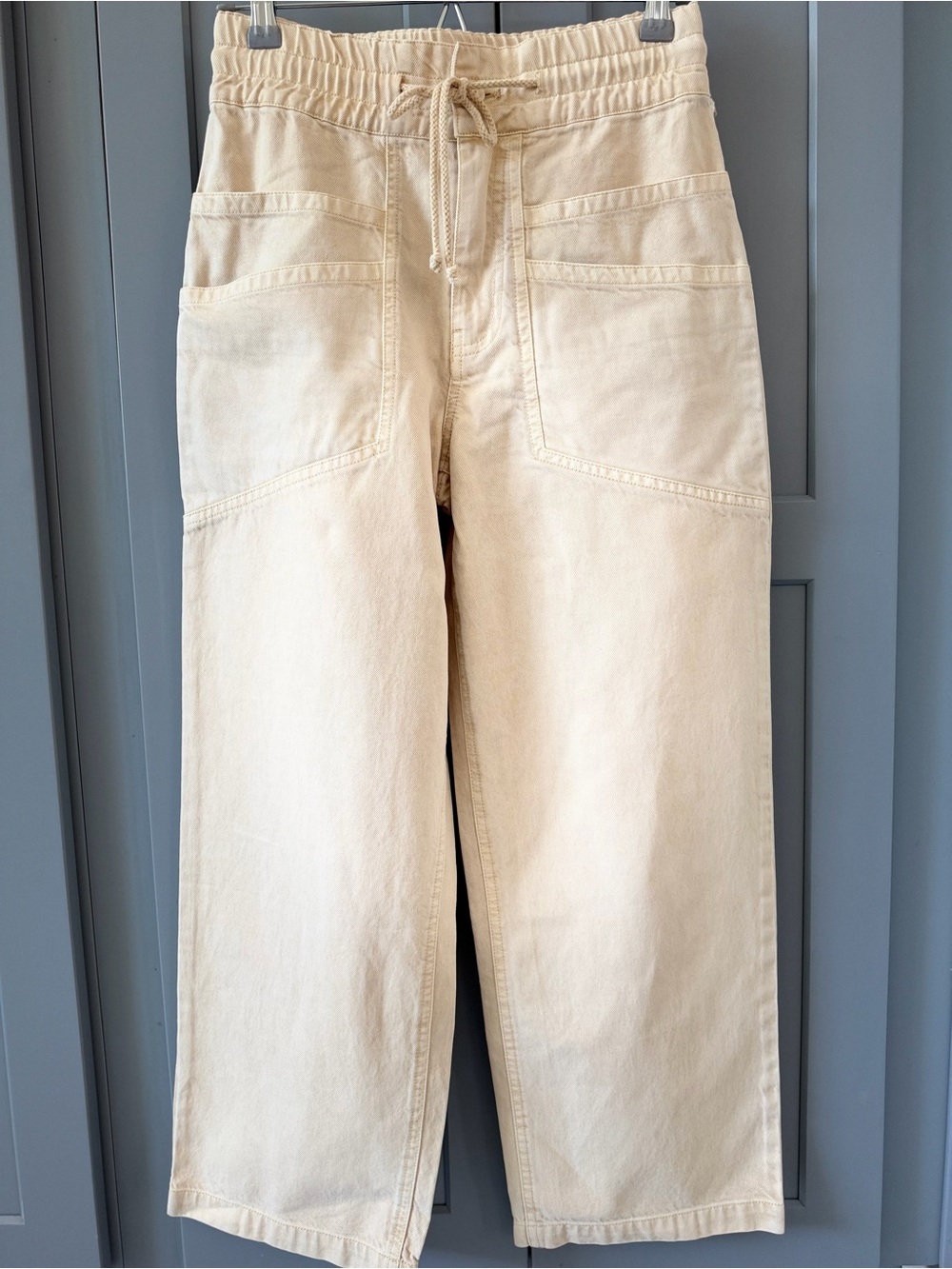 YOUNG FABULOUS & BROKE Wide-Leg Drawstring Waist Relaxed Fit Pants
